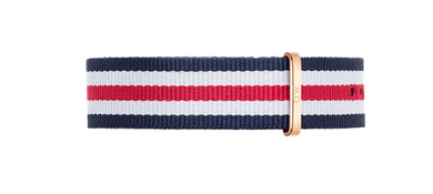 Daniel Wellington Classic Canterbury Strap for 40mm- in Rose Gold