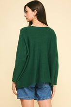 SOFT V NECK KNIT SWEATER - 5035W: GARNET / M