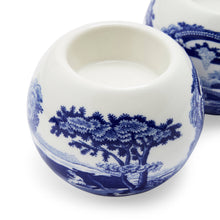 Blue Italian Tealight Holders Set of 2: BLUE ITALIAN LOCAL PICK UP ONLY