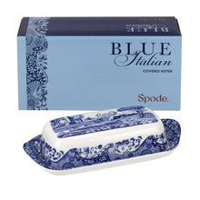 Spode Blue Italian Covered Butter Dish LOCAL PICK UP ONLY