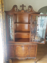 Vintage Dining Room Set rare Burled Acacia wood 1940s