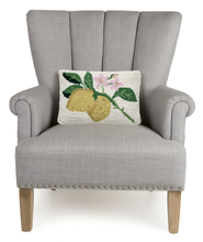 Lemons On A Branch Hook Pillow