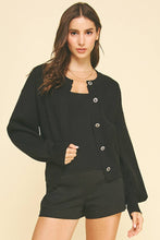 JEWEL BUTTON DOWN CARDIGAN - 6441W : Red / SM