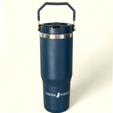 Forest Insulated Tumbler: Green Stripe