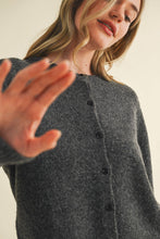 LONG PUFF SLEEVE SWEATER CARDIGAN MSW11018: FOREST GREEN / M