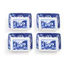 BLUE ITALIAN SQUARE DISH 3" S/4 LOCAL PICK UP ONLY