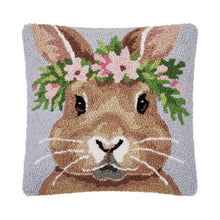 Bunny w/Crown Hook Pillow