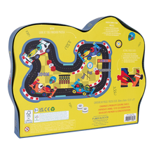 Cars 80pc "Race Track" Shaped Jigsaw with Shaped Box