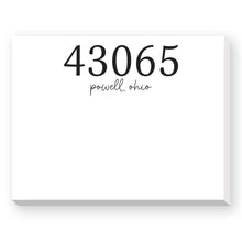 ZIP CODE DITTIE NOTEPAD: Navy