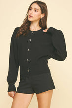 JEWEL BUTTON DOWN CARDIGAN - 6441W : Red / ML