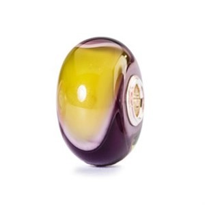 Green and Purple Armadillo Bead