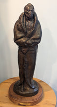 The Last Buffalo Robe bronze sculpture by Ace Powell Western Art