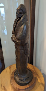 The Last Buffalo Robe bronze sculpture by Ace Powell Western Art