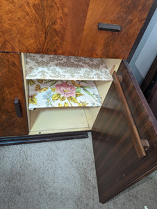 Streamlined Art Deco Iconic 1930s tall chest by Donald Deskey for Valentine-Seavers furniture.