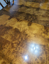 Vintage Dining Room Set rare Burled Acacia wood 1940s