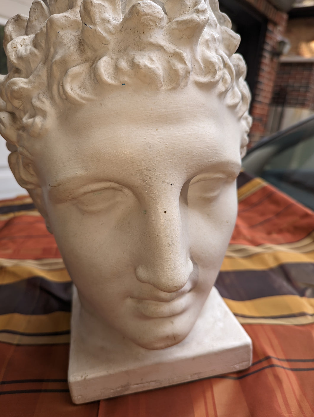 Head of Hermes Artist's model...plaster