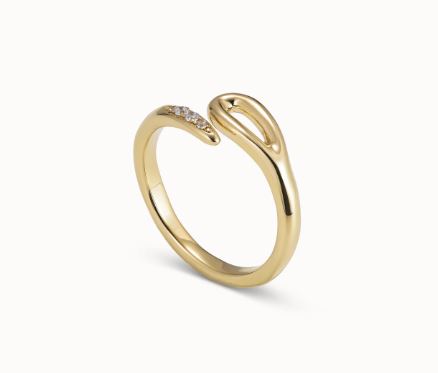 Uno de 50 Silver Needle Ring