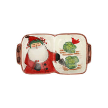 Old St. Nick Two-Part Server Vietri Made in Italy