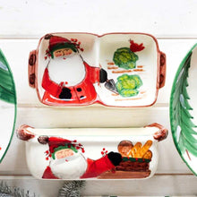 Old St. Nick Two-Part Server Vietri Made in Italy