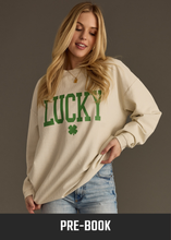 Lucky Ribbed Sweatshirt