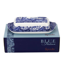 Spode Blue Italian Covered Butter Dish LOCAL PICK UP ONLY