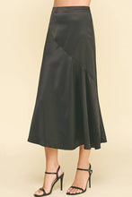 SLIKY BLOCK DETAILED MIDI SKIRTS - 6540SB: CAMEL / L