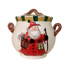 Old St. Nick Biscotti Jar Vietri Made in Italy