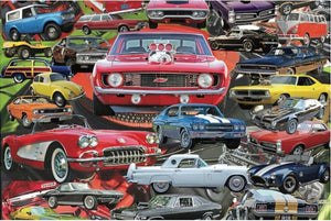 Puzzle Favorite Cars of the Boomer era 1000 pieces