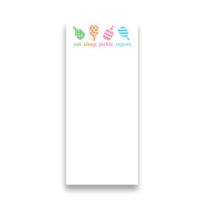 Pickleball List Notepad: EAT, SLEEP, PICKLE