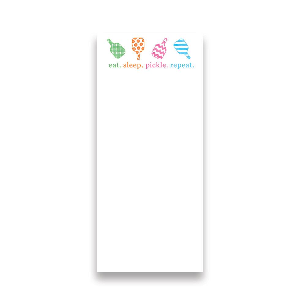 Pickleball List Notepad: EAT, SLEEP, PICKLE