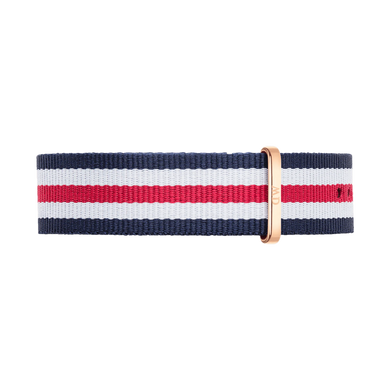 Daniel Wellington Canterbury strap 20m red/white/blue