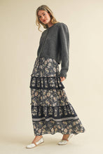 LONG PUFF SLEEVE SWEATER CARDIGAN MSW11018: FOREST GREEN / S