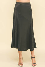 SLIKY BLOCK DETAILED MIDI SKIRTS - 6540SB: CAMEL / L