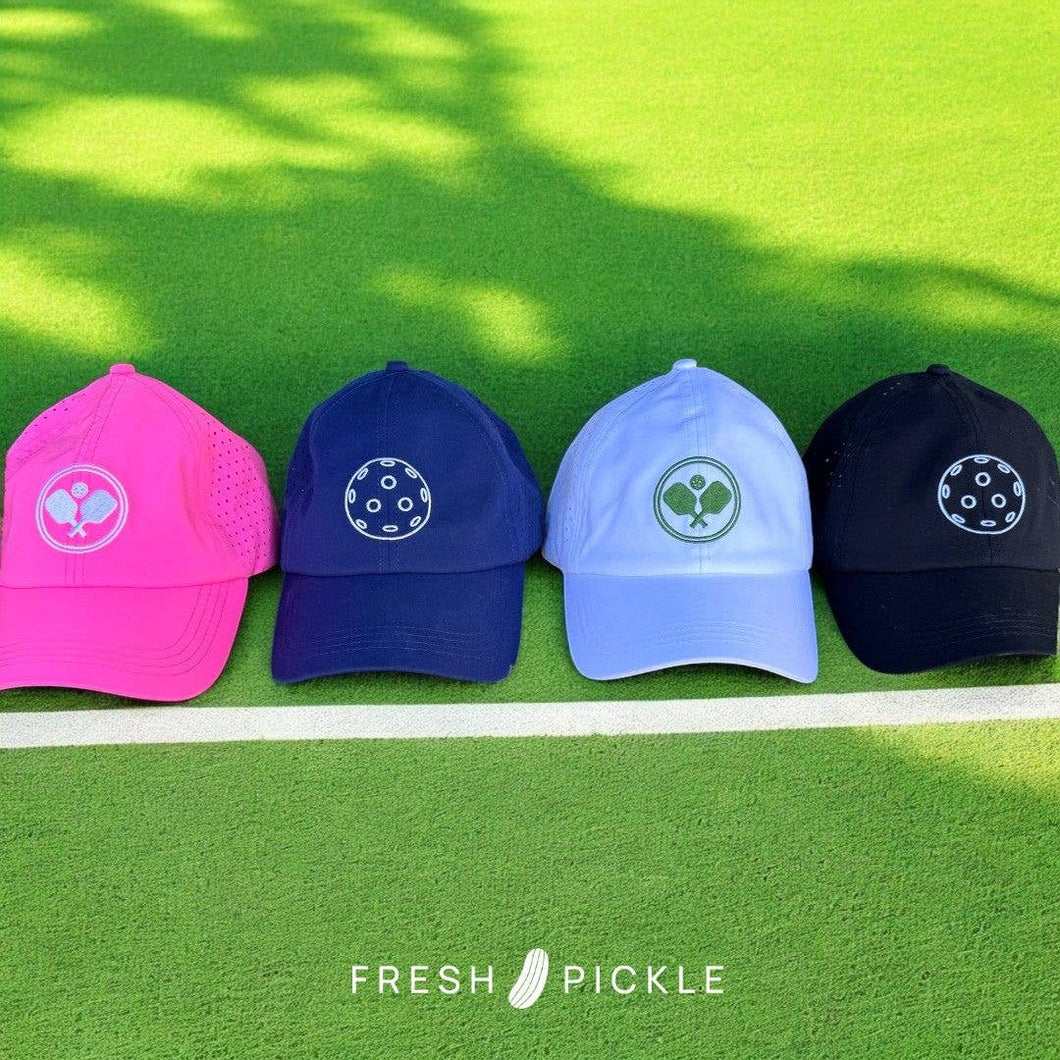 Fresh Pickle Pickleball Cap: White