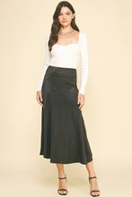 SLIKY BLOCK DETAILED MIDI SKIRTS - 6540SB: CAMEL / S