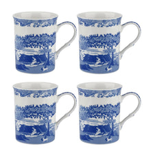 Blue Italian S/4 Mugs 12oz LOCAL PICK UP ONLY
