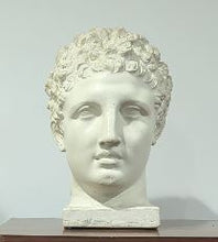 Head of Hermes Artist's model...plaster