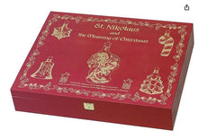 St Nikolaus and the Meaning of Christmas ornament set Germany Inge-glas