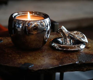 Thompson Ferrier Silver Malus Apple Candle