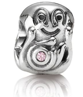 Pandora Octopus charm 790447PCZ with pink cz