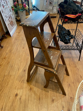 Vintage Ladder chair aka Franklin chair or Library chair