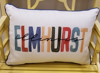 Elmhurst Colorful Lumbar pillow