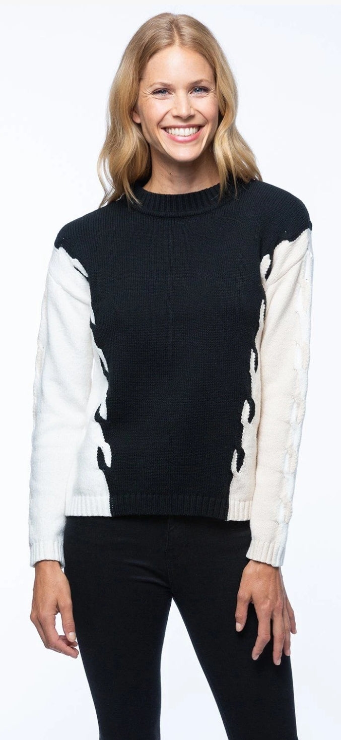 Colorblock sweater