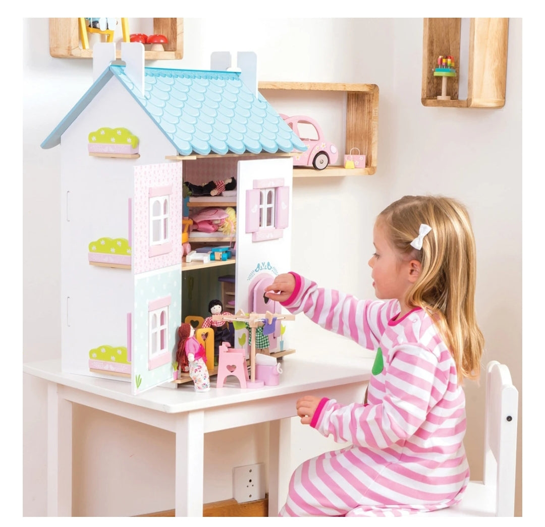 Bluebird Cottage dolls house with furniture The Uptown Shop