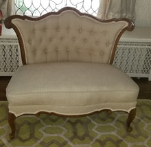 Vintage French style loveseat