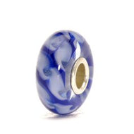 Clear Blue Braid Bead (Retired)