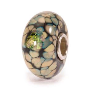 Black Flower Mosaic Bead