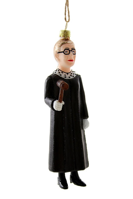 Ruth Bader Ginsburg Christmas Ornament