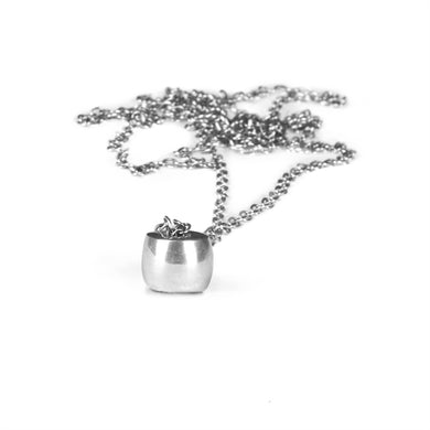 Lotus Barrel Chain Necklace