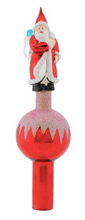 Holiday Splendor 11.5" Santa Finial by Christopher Radko